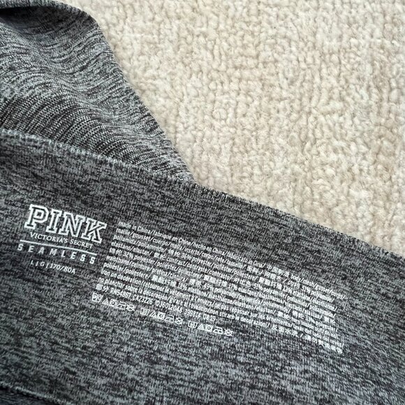 PINK Victoria’s Secret Seamless Gray Leggings L - Picture 2 of 7